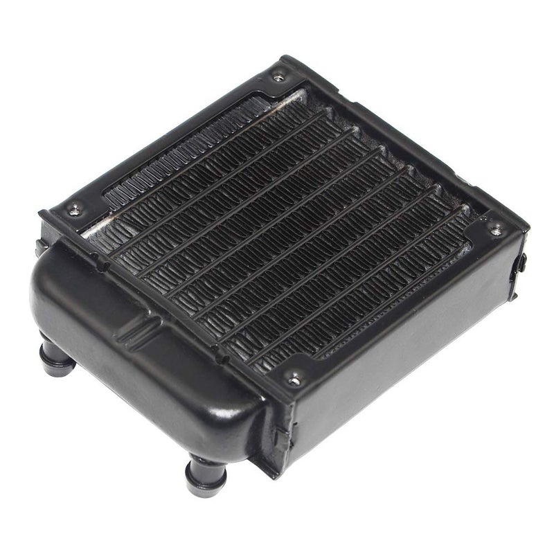 BXQINLENX 10 Pipe Aluminum Heat Exchanger Radiator for PC CPU CO2 Laser Water Cool System Computer 80mm - Image 2